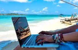 Digital Nomads in a city