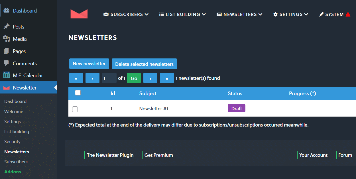 Leia mais sobre o artigo WordPress Newsletter Plugin