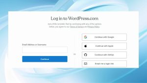 Leia mais sobre o artigo WordPress Blog Login