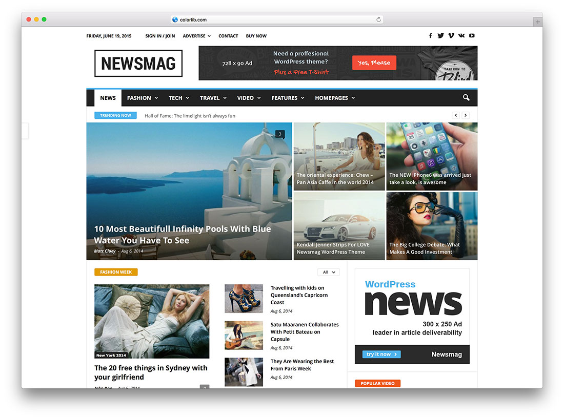 No momento, você está visualizando WordPress News Themes